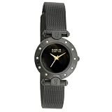 Brand New Black Ion Plated Mesh Bling Watch With Black Genuine
Mother of Pearl Dial