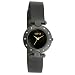 Brand New Black Ion Plated Mesh Bling Watch With Black Genuine Mother of Pearl Dial