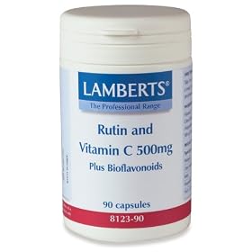 Lamberts Rutin & Vitamin C 500mg + Bioflavonoids - 90 Tabs