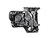 AnzoUSA 111263 Black U-Bar Style Amber Projector Headlight for Ford F-150