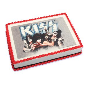 KISS Cake Icing Edible Image
