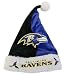 Baltimore Ravens Color Block Santa Hat