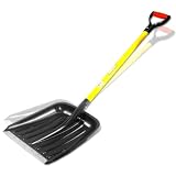 Lightweight Cold-Resistant Polymer Large Scoop Shovel - Fiberglass Handle - GREAT Snow... by RT