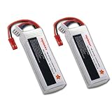 Two Tenergy LiPo 7.4V 900mAh 25C batteries for RC Blade CX CX2 Helicopters by Tenergy