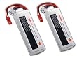 Two Tenergy LiPo 7.4V 900mAh 25C batteries for RC CX2 Helicopter--- Special Sale!