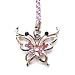 Cell Phone Mobile Camera Charm Strap Pink Butterfly