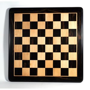 19 inch Ebony Chessboard