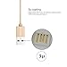 Lighting Cable - Gshine (Apple MFI Certified) Nylon Durable Braided 3ft iPhone Charger for iPhone 7/7 Plus/6/6s/6 Plus(1 Pack)(Gold).