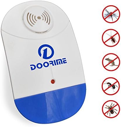 Doorime Electronic Ultrasonic Pest Repeller for Repels Rodent and Insect Such As Mouse Mice Mosquito Cockroach and More - Best Pest Control Products for Home Indoor Use!