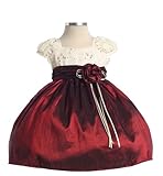 Baby-Girls Sweet Kids Sparkling New Glittered Flower Girl Dress