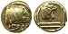 Mytilene, Lesbos, c. 454 - 427 B.C.; Electrum Hekte