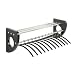 Safco Mode 36-Inch Wood Wall Coat Rack with Hangers, Mahogany