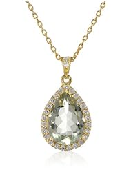 Argento Vivo Gold-Tone Teardrop Pendant Necklace, 18"