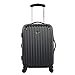 Travelers Club Madison Hardside Expandable Spinner Luggage, Black, Carry-On 20-Inch