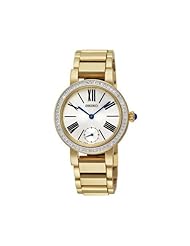 Seiko SRK028 30.8mm Gold Plated Stainless Steel Case Gold Plated Stainless Steel Hardlex (used for Seiko only) Womens Watch