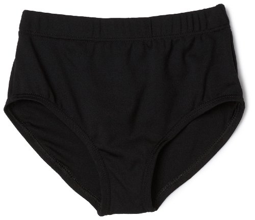 Capezio Girls 2-6x Brief,Black,I ( 6-8)