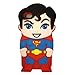 Minidandan Red 3d Hero Superman Red Soft Silicone Back Case Cover Skin for Apple Iphone 4 4s