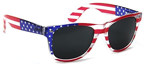 Tantino® American Flag Classic Wayfarer Style Sunglasses