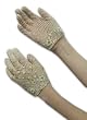 Children's Ivory Crochet Gloves
