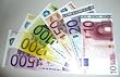 1 St�ck '10er Euro-Ersatz-Schein' 125%, einseitig, Spielgeld (rot)