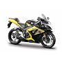 Suzuki GSX-R750 Black/Yellow Motorcycle Scale 1:12
