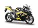 Suzuki GSX-R750 Black/Yellow Motorcycle Scale 1:12