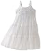 Mimi & Maggie Girls 2-6x Summer Wedding Dress, White, 5