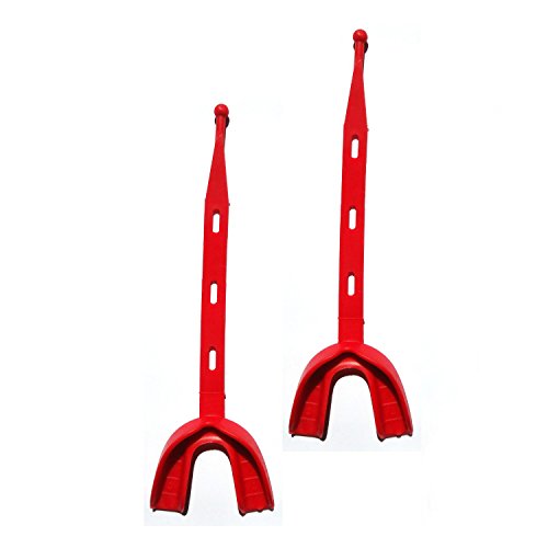 Two Pack (2)! Rawlings Youth (Child) Mouthguard with Strap (Red)