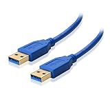 Cable Matters SuperSpeed USB 3.0 Type A Cable in Blue 10 Feet