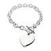Jewelry : Heart Bracelet with Toggle Clasp