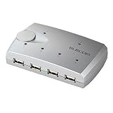 ELECOM USB�n�u�����ؑ֊� USH2-24SSV