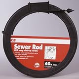 Tools & Hardware : Cobra Products 1/2-Inch-by-40-Foot Encased Sewer Rod #95040