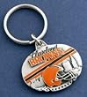 Cleveland Browns Pewter Oval Keychain