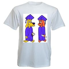 T-Shirt mit der Grafik: Hund, Absolvent, Diplom