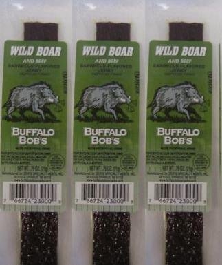 Buffalo Bob's Wild Boar Jerky 3 pack