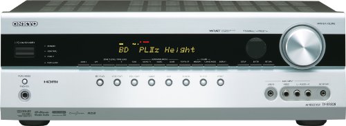 Onkyo TX-SR508 7.1 AV-Receiver (HDMI 1.4 mit 3D Video, ARC, HD-Audio, Dolby PL IIz, Universal Port, Gaming Modi) silber