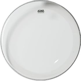 Attack 1-Ply No Overtone Clear Drumhead, 22 by 