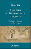 Six r�cits au fil inconstant des jours