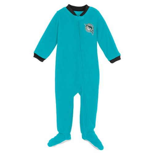 Florida Marlins Turqoise adidas Newborn/Infant Blanket Sleeper