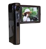 Black 12MP Ultra-Slim Digital Video Camera, Camcorder, and Music Player 2.5 LCD Screen! Free 1GB SD Card Included!