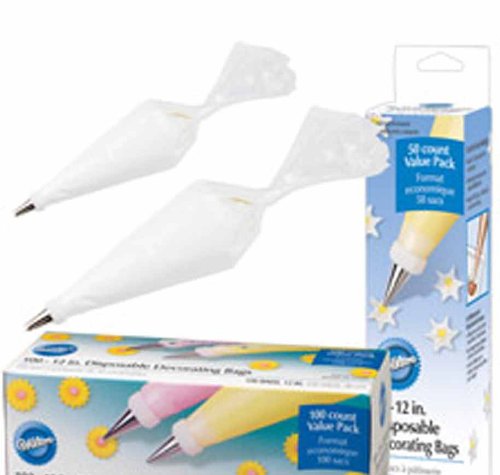 Wilton Disposable 12 Inch Decorating Bags, Pack Of 24