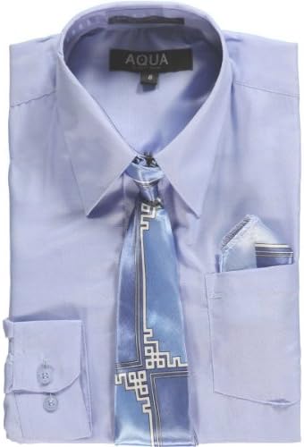 Aqua by Enrico Rossini Little Boys' Dress Shirt Set