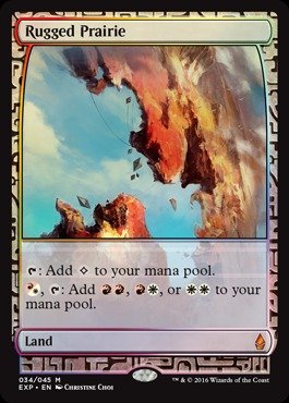 Magic: the Gathering - Rugged Prairie - Expedition Lands - Foil