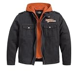 Harley-Davidson® Men's Legends Canvas Jacket. Zip-Off Hood. Embroidery. 98508-11VM
