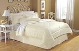 4pc Bed-in-a-Bag Eyelet Lt Ivory - comforter Set -- Size: king