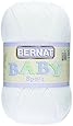 Spinrite Baby Sport Big Ball Yarn, Solids, Baby White