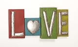 Abstract Wall Art Love Contemporary Modern Colors