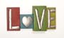 Abstract Wall Art Love Contemporary Modern Colors