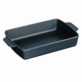 Staub 38X25CM RECT ROASTER BLACK
