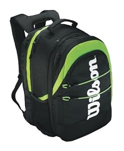 Wilson Platform Tennis Backpack-Black/Lime